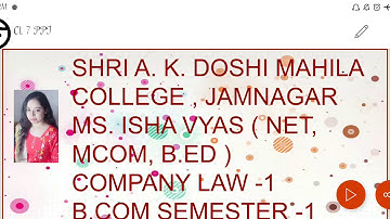 Fy bcom cl lecture 50 by pro Ms Isha vyas