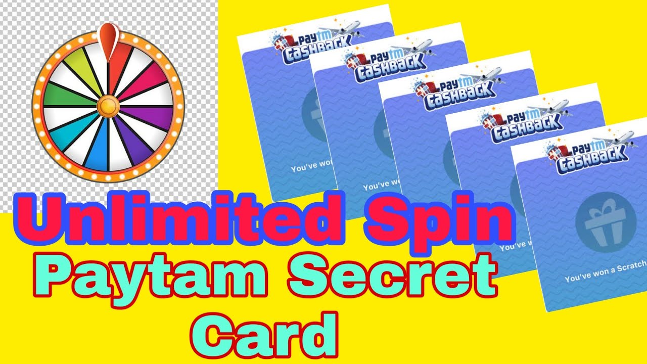 Unlimited Spin and Earn Paytam Secret Card