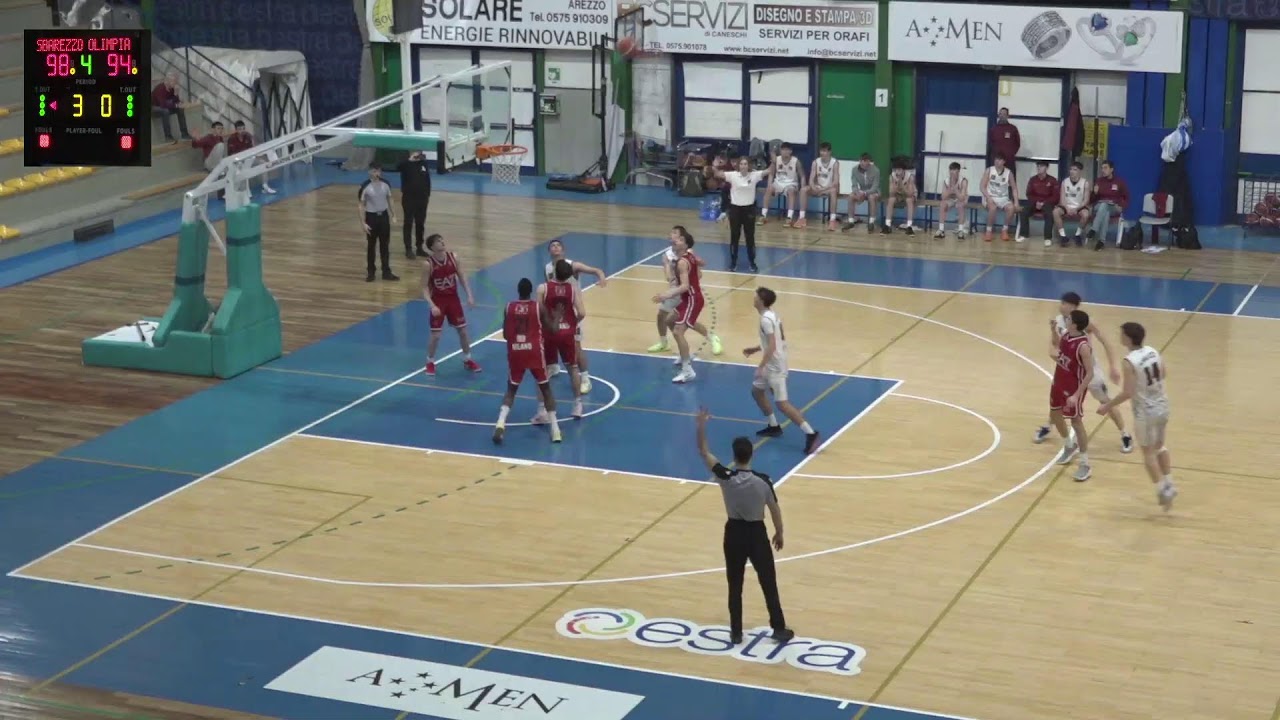 Scuola Basket Arezzo Vs Olimpia Basket Milano
