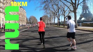Virtual Run Paris | In The Race | Les 10 Kilomètres des Étoiles ⭐  | 49 MN