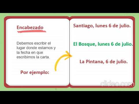 La carta informal 2° básico