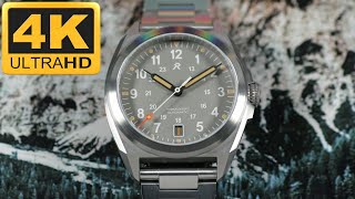 RZE – Valour 38 Hardened Titanium Field Watch, Now Available with Titanium Micro-Adjust Bracelet!