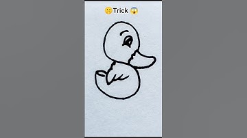How to Draw Cute 🦆 Duck| Easy Duck Drawing for Beginners #shorts #trending #song