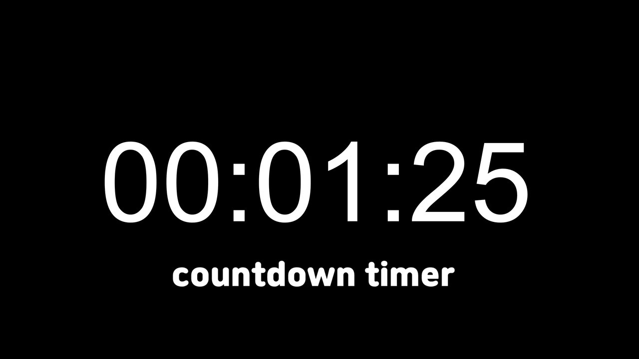 85 Second Countdown Timer 85초 카운트다운 타이머 - YouTube