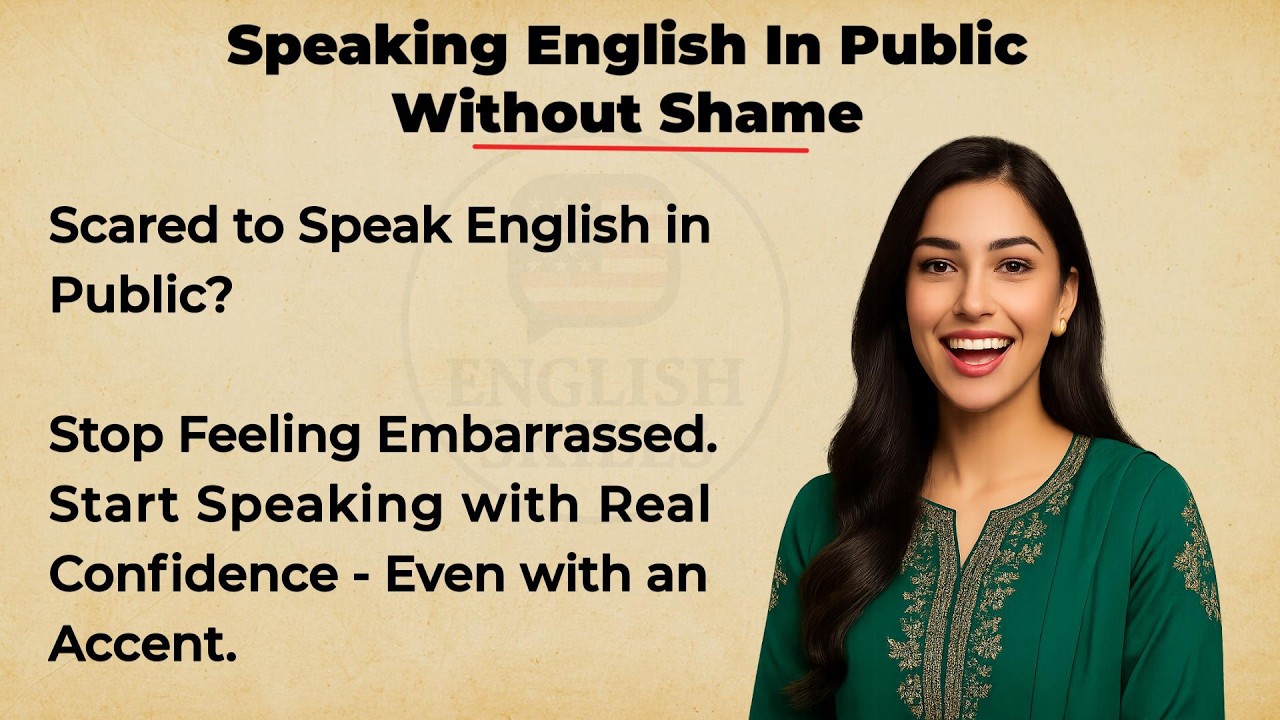 Speak English in Public Without Shame || Build Real Confidence as a Non-Native Speaker ✅