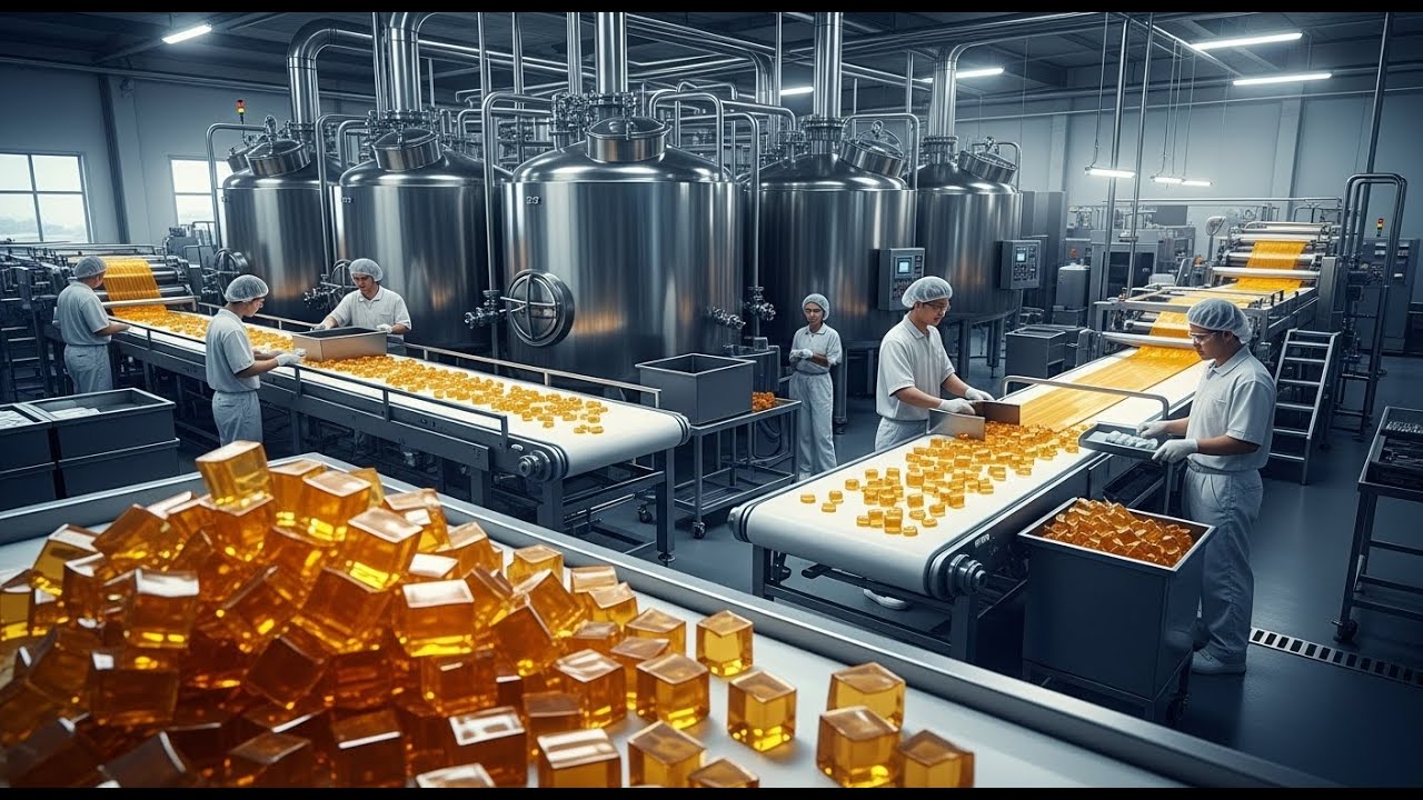 Inside the Gelatin Factory: How Gelatin Is Made Step by Step | The Fascinating Production Process