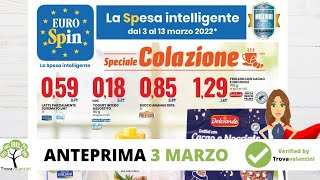 Volantino Eurospin Dal 3 Al 13 Marzo 2022