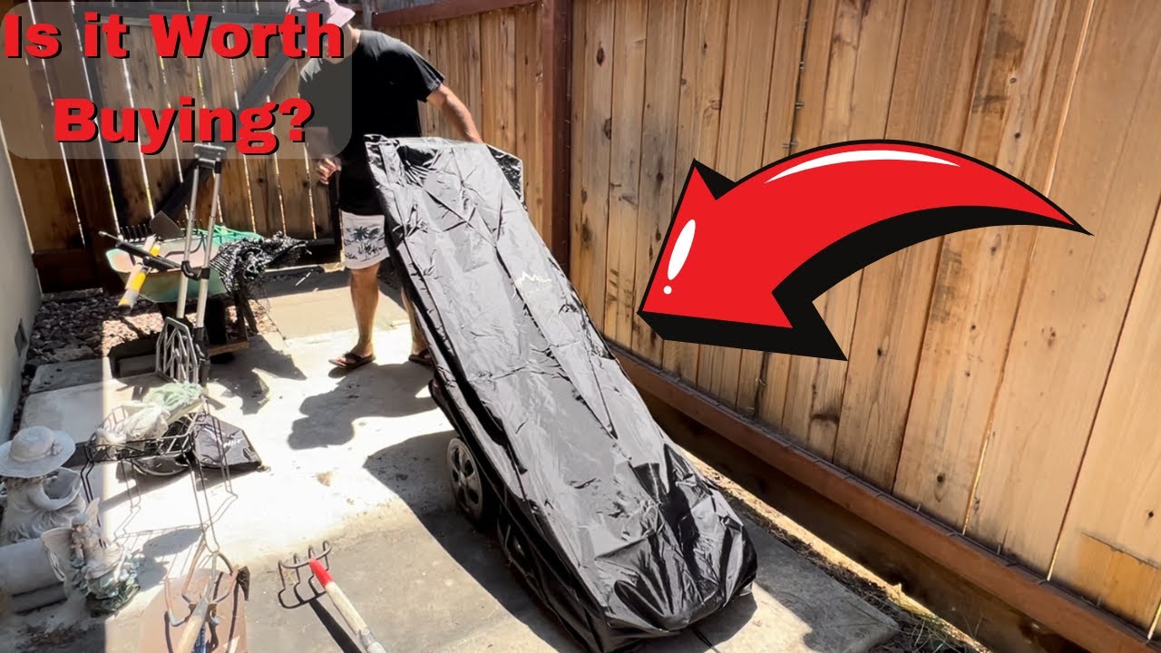 Himal Outdoors Lawn Mower Cover - Heavy Duty 600D Polyester Oxford Waterproof, UV Protection