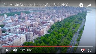 DJI Mavic Drone to Upper West Side NYC