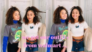 WE GOT OUR OUTFITS FROM WALMART... *MUST WATCH*