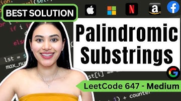 Palindromic Substrings- LeetCode 647  - Python #leetcode #palindromicsubstrings #blind75