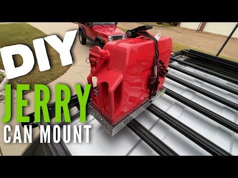DIY Jerry Can Mount - Easy and Affordable Jerry Can Holder for Roof Rack