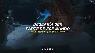 halle bailey - part of your world (from: the little mermaid live action)『sub español + lyrics/letra』