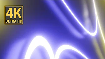 Ambient Relaxing Background Video 4k for TV Metallic Yellow Blue Visual Calming Led Light