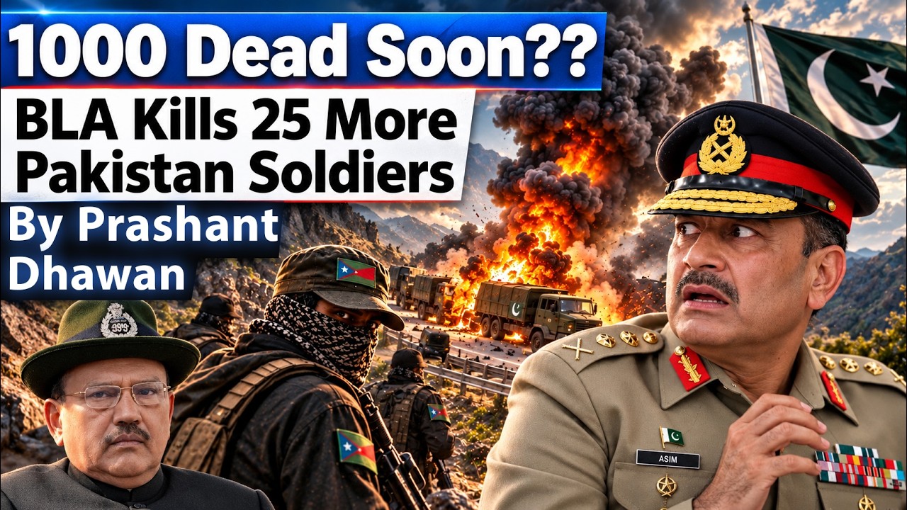 Pakistan Shocked as BLA Eliminates Close to 1000 Security Personnel | By Prashant Dhawan