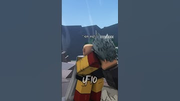 When you let your Friend win the 1v1 in ROBLOX Saitama Battlegrounds