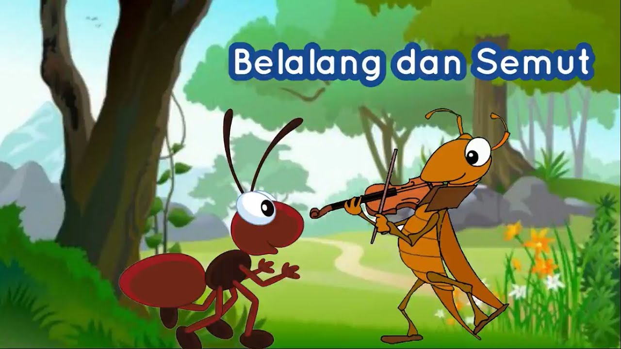 Belalang Dan Semut Cerita Anak Dongeng Hewan Bahasa Indonesia Youtube