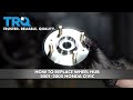 How to Replace Wheel Hub 2001-2005 Honda Civic