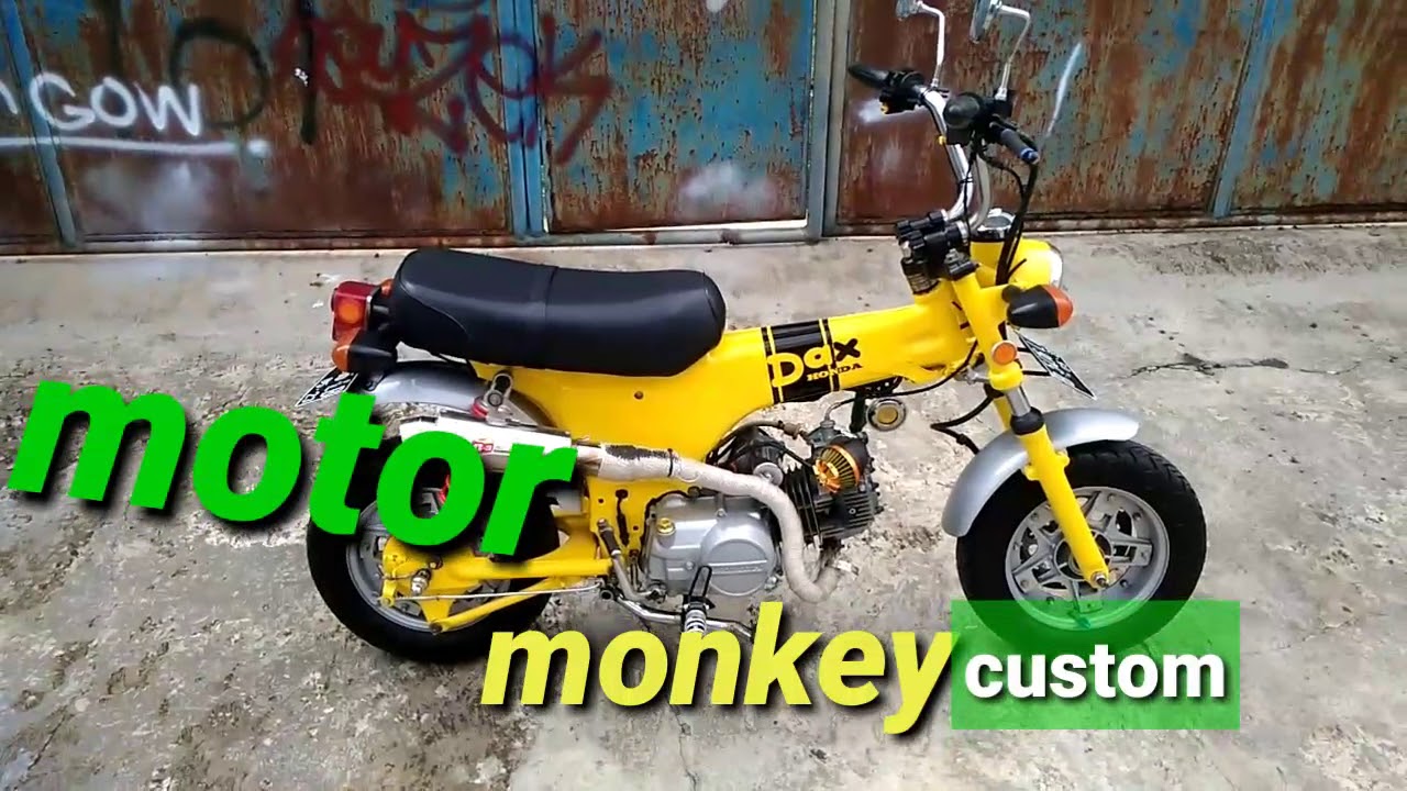  Motor  monkey  custom honda grand YouTube