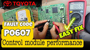 Fix Your P0607 Control Module in Minutes