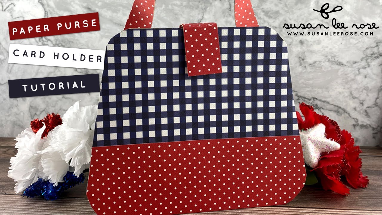 Paper Purse Card Holder Tutorial