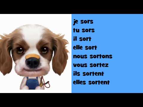 Французский музыкальный сопряжения # Hip hop # глагол = sortir