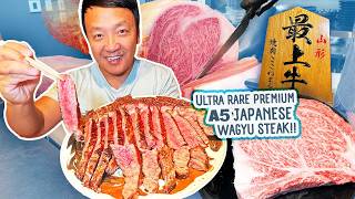 This EXTREMELY Rare PREMIUM Japanese A5 Wagyu STEAK is MASSIVE! 100 Foods to Eat Before You Die #89