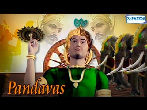 Pandavas The Five Warriors - Part 1 Of 9 - Popular kids Cartoon Film -  YouTube