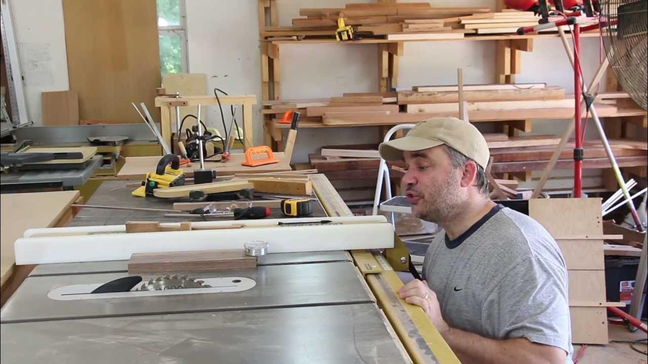Make a Table Saw Fence Alignment Jig YouTube