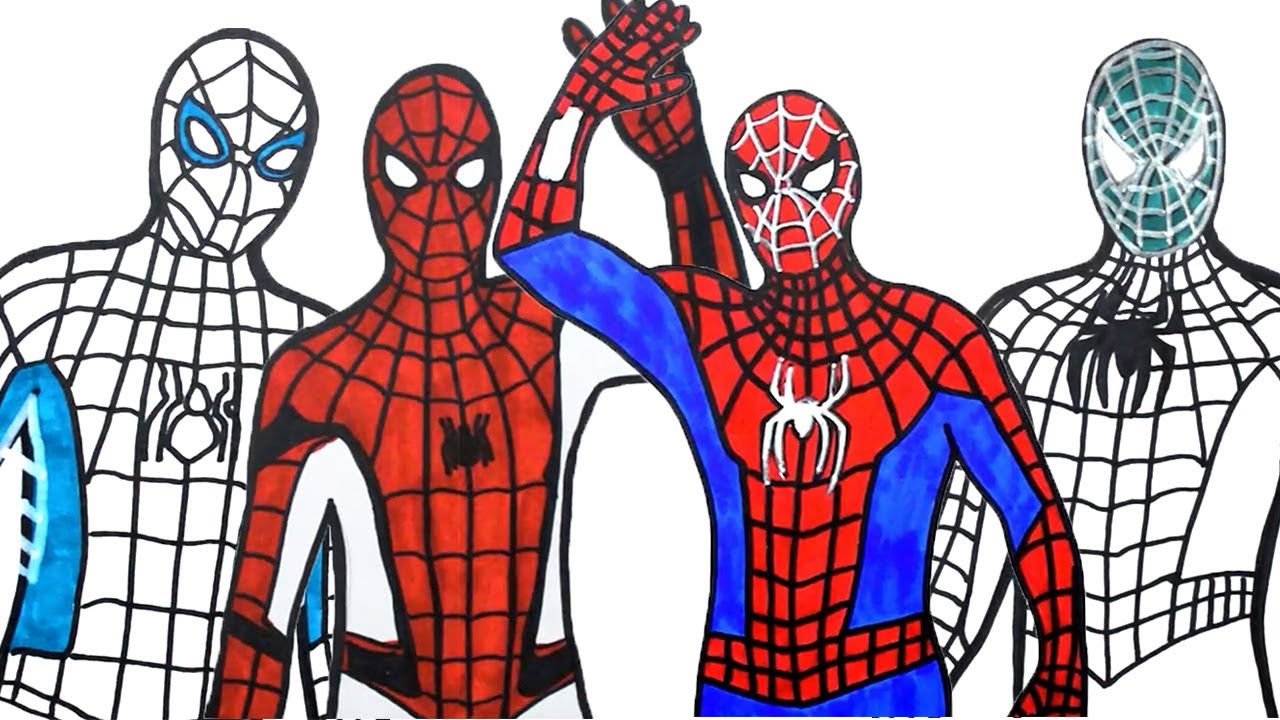 🔴HOW TO DRAW TO spider-man: across the spider-verse, spider-man 4 - YouTube