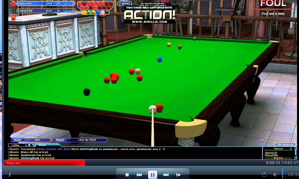 touching ball / foul and a miss rule bug YouTube