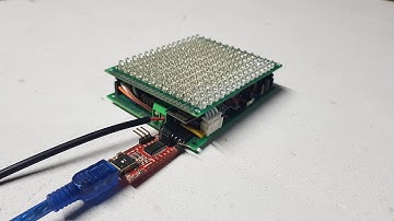 ESP-01 ESP8266 - FIRST TESTING WITH LED MATRIX