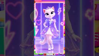 ⚡️💖My Talking Angela Beautiful Electric Dress Cosplay #mytalkingangela2 #cosplay #cute #makeup