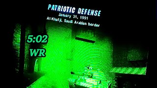 Conflict Desert Storm Mission Patriotic Defense Speedrun In 502 Wr 