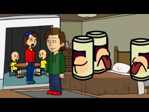Caillou does air and gets grounded