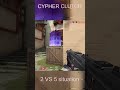 CYPHER CLUTCH | 2 vs 5 #valorant