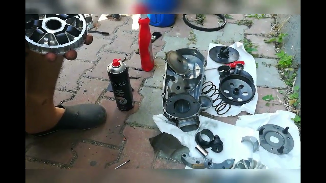 Honda Activa S Detaylı Varyatör Bakımı ve Temizliği