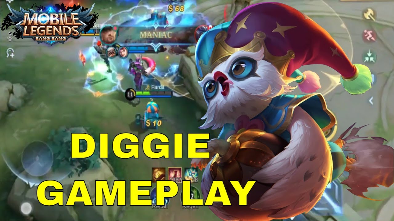 Diggie Best Gameplay  | Mobile Legends: Bang Bang