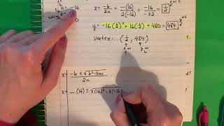 Quadratic Formula Word Problems - Quadratics Part 3