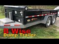 B Wise 14 ft Dump Trailer