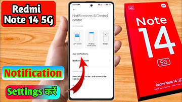 redmi note 14 5g notification settings, redmi note 14 5g notification off