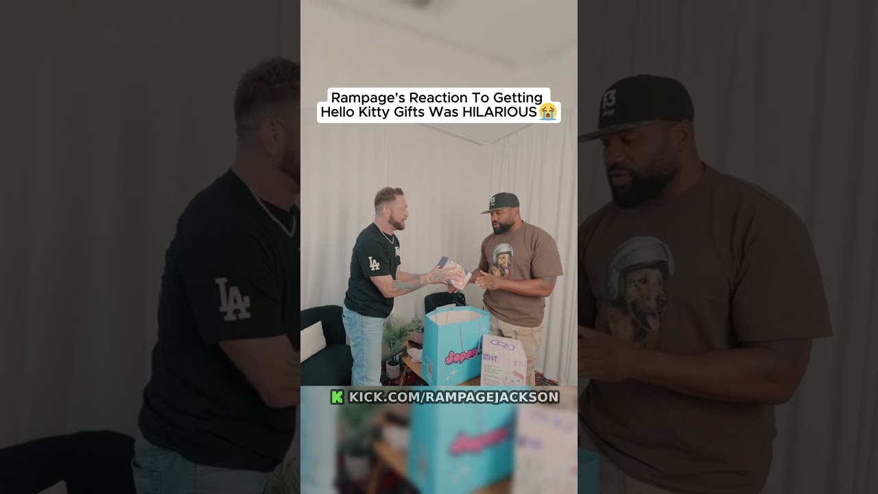 Rampages Reaction To Getting Hello Kitty Gifts Was HILARIOUS 😭