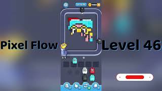 🎮 Pixel Flow Level 46 Walkthrough | Go Answer 🧩✨
