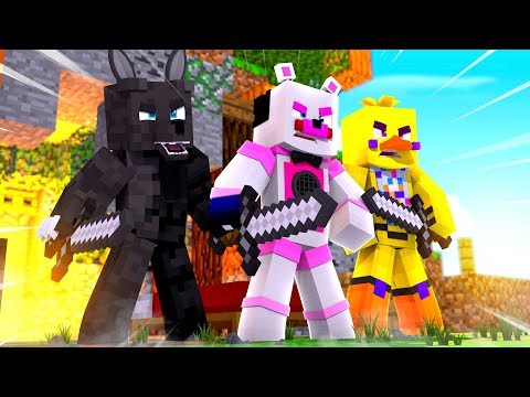 EPIC FNAF Bed Wars Victory !! | Minecraft FNAF Roleplay