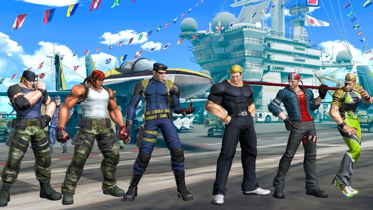 Heidern vs Ryuji Yamazaki Team Battle - KOF XIV