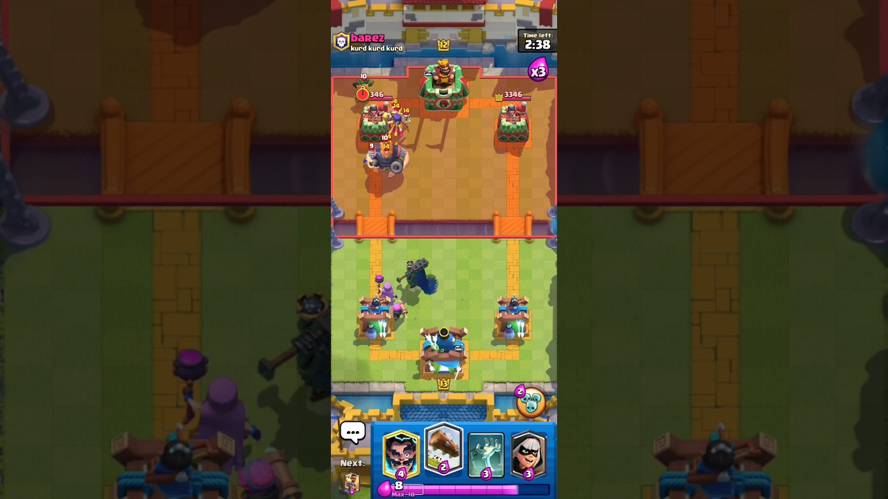 Royal Giant vs Skeleton King 👑🎯 