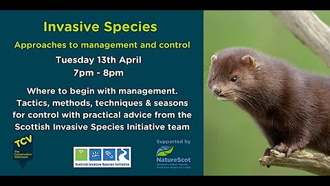 Invasive species management and control - webinar recording
