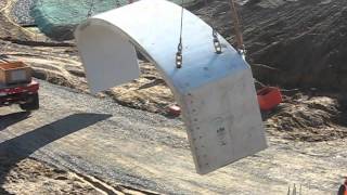 Con Span unloading and rotation
