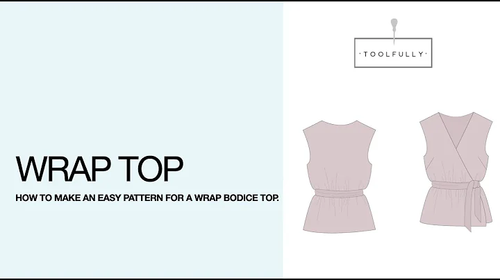 How to make an easy pattern for a wrap bodice top.