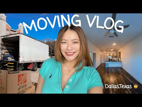 ย้ายบ้านที่อเมริการัฐเท็กซัส  MOVING VLOG DALLAS TEXAS
